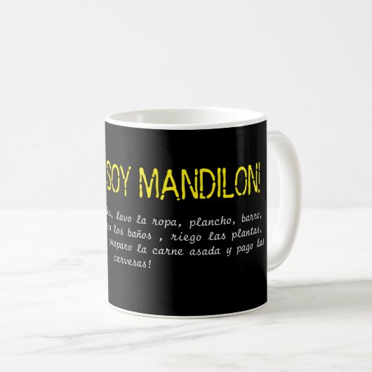 Mug pas de soy mandilon mème apron (Devant droit)