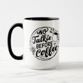 Mug Pas de tarte avant le café (Gauche)