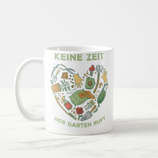 Mug Pas de temps Le jardin appelle - Jardinage - (Gauche)