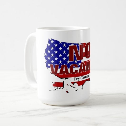 Mug Pas De Vacances - Sécurisez La Frontière (Devant gauche)