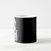 Mug Pas de vagues pas de problèmes Pingouin drôle surf (Centre)