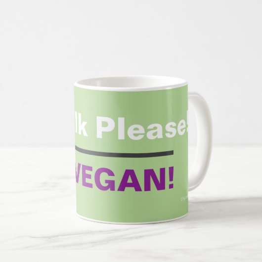 Mug Pas de Vegan au lait (Devant droit)