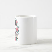 Mug Pas de vie avant le café Drôle Skeleton (Centre)