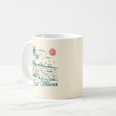 Mug Pas de Wifi Juste des Vagues (Devant gauche)