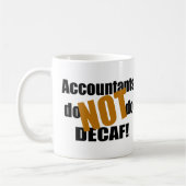 Mug Pas Decaf - comptable (Gauche)