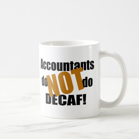 Mug Pas Decaf - comptable (Droite)