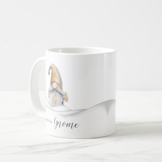 Mug Pas d'endroit comme Gnome Noël (Devant gauche)
