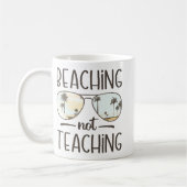 Mug Pas d'enseignement amusant enseignant vacances d'é (Gauche)