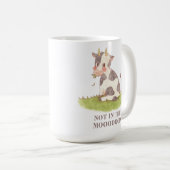 Mug Pas d'humeur – Conception de bébé vache mignonne | (Devant droit)