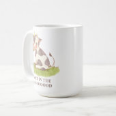 Mug Pas d'humeur – Conception de bébé vache mignonne | (Devant gauche)
