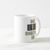 Mug Pas d'ID numérique (Devant droit)