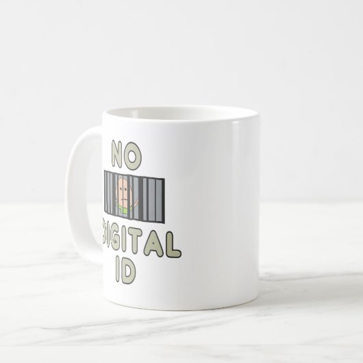 Mug Pas d'ID numérique (Devant gauche)