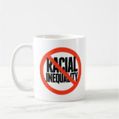 Mug Pas d'inégalité raciale (Gauche)