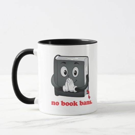 Mug Pas d'interdictions de livres S'il vous plaît (Gauche)