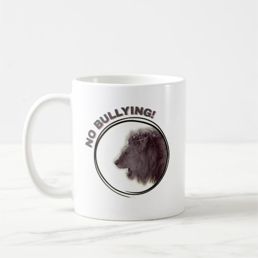 Mug Pas d'intimidation - élevez votre voix ! (Gauche)