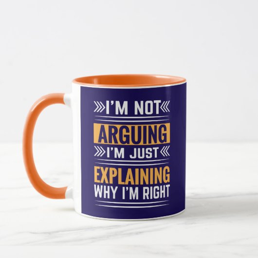 Mug Pas en train de discuter, juste raison-64691 (Gauche)