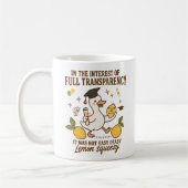 Mug Pas facile Peasy Lemon Squeezy Funny Graduation Ca (Gauche)