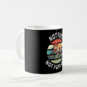 Mug Pas Fast Not Furious paresseux vélo de couchage (Devant gauche)