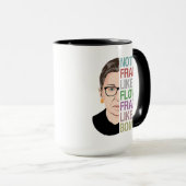 Mug Pas fragile comme une fleur fragile comme une bomb (Devant droit)