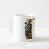 Mug Pas fragile comme une fleur fragile comme une bomb (Devant gauche)