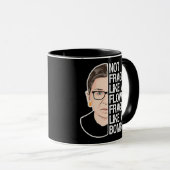 Mug Pas fragile comme une fleur fragile comme une bomb (Devant droit)