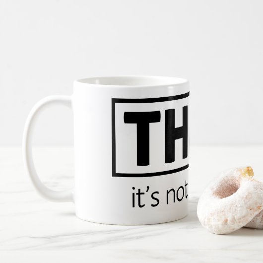 Mug Pas illégal (Avec donut)