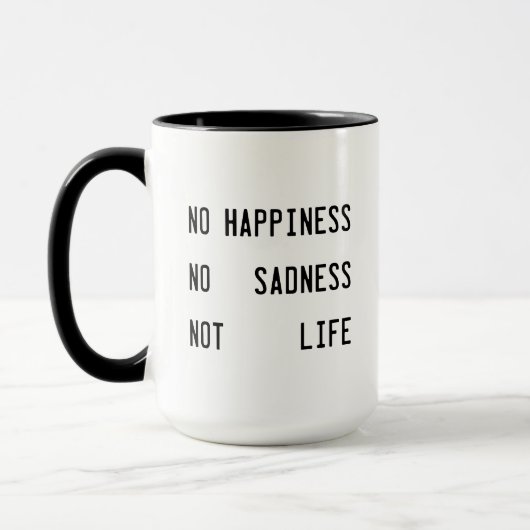 Mug Pas la vie (Gauche)