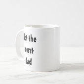 Mug Pas le pire papa Drôle Père Cadeau (Devant gauche)