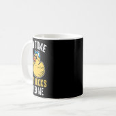 Mug Pas le temps Mes canards ont besoin de moi Canard (Devant gauche)
