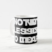 Mug Pas ma leçon à apprendre (Devant gauche)