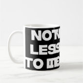 Mug Pas ma leçon à apprendre (Gauche)