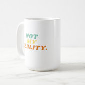 Mug Pas ma vraie Musique Rétro (Devant gauche)