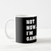 Mug Pas maintenant je joue - Drôle jeu vidéo (Gauche)