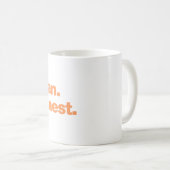 Mug Pas méchant. Juste honnête (Devant droit)