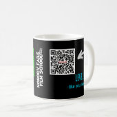 Mug Pas Même Ta Mère | Tasse à Café Niveau Supérie (Devant droit)