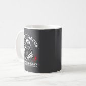 Mug Pas Mon Cirque Pas Mes Singes Je Connais Tous Les (Devant gauche)