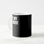 Mug Pas mon président Trump 2025 (Devant gauche)
