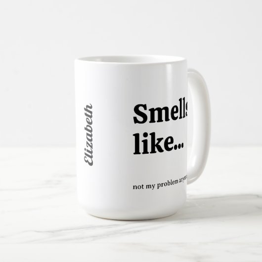 Mug Pas mon problème drôle (Devant droit)