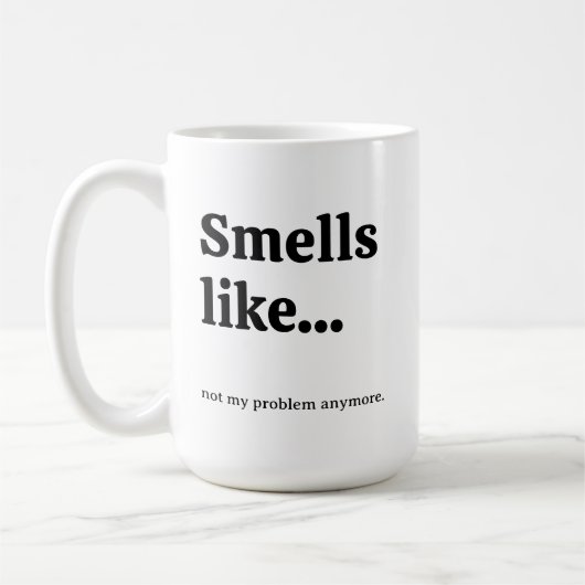 Mug Pas mon problème drôle (Gauche)