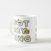 Mug Pas mon roi (Devant gauche)