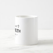 Mug Pas par ma force mais par la sienne Citation bibli (Centre)