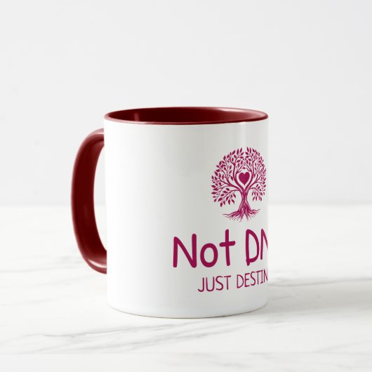 Mug Pas seulement ADN Destiny Adoptive Maman T-shirt (Devant gauche)