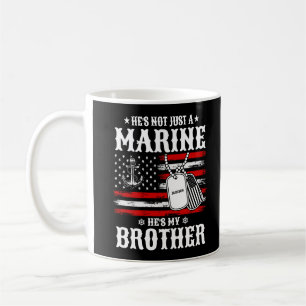 Mug Pas seulement un Marine, c'est mon frère Patriotiq