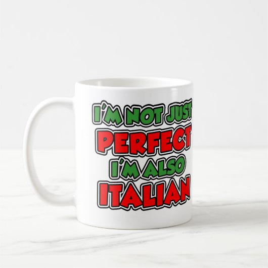 Mug Pas simplement Italien parfait (Gauche)