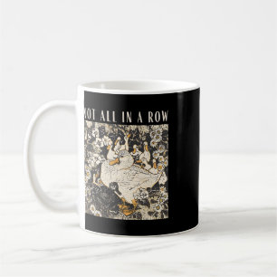 Mug Pas tous à la file Canard drôle Vintage Rétro Cana