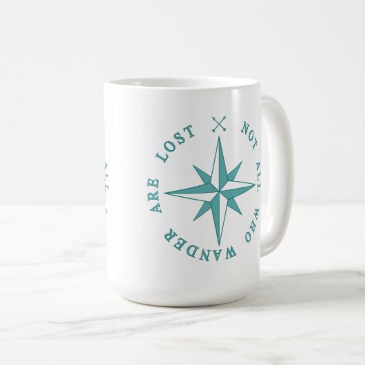 Mug Pas tous ce que Wander sont perdu (Devant droit)