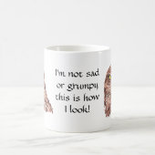 Mug Pas triste ou grincheuse c'est comme ça que je res (Centre)
