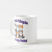 Mug Pas trop de chats ! (Devant gauche)