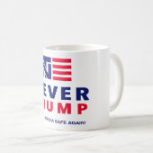 MUG "PAS TRUMP JAMAIS : FAITES LE COFFRE-FORT DE (Devant droit)