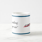 Mug Pas un amateur de café (Centre)